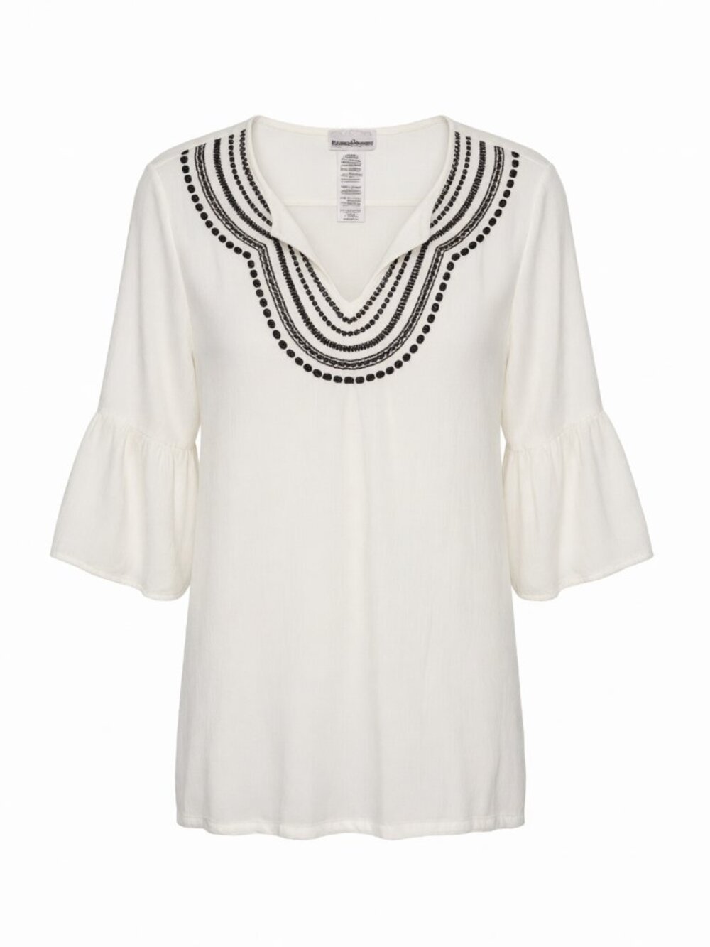 Tommy Bahama Beaded Tunic Top XS White